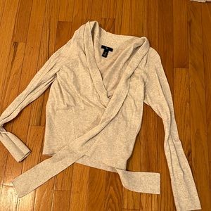 Gap Gray Wrap Shrug Cardigan